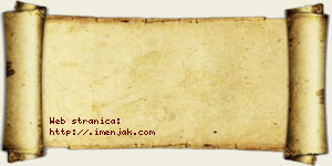 Jana Čalošević vizit kartica